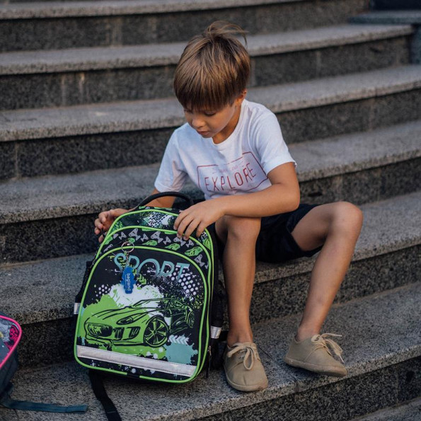 Рюкзак школьный Mouse черный 14 л унисекс с ортопедической спинкой -
                                                        Фото 7