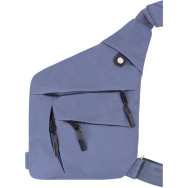 Сумка-мессенджер серая 3 л унисекс