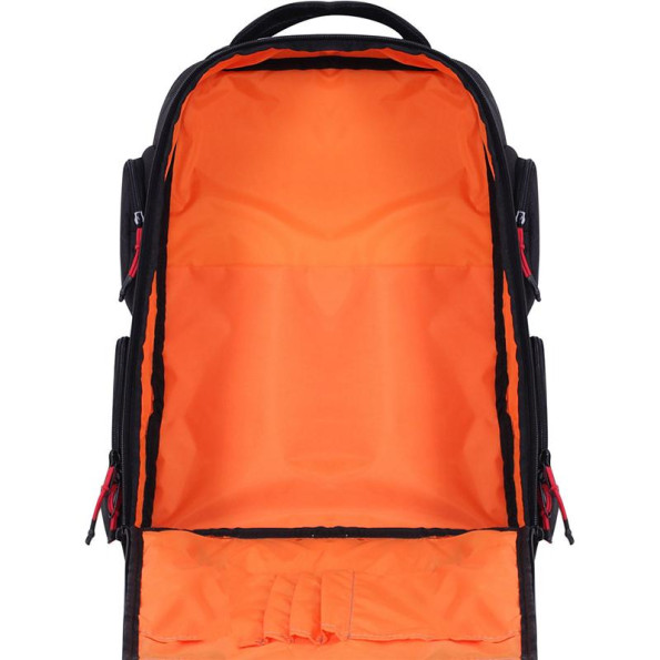 Рюкзак школьный черный на 36 л с ортопедической спинкой -
                                                        Фото 6