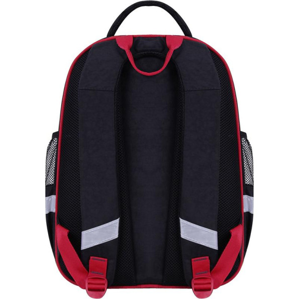 Рюкзак школьный черный на 14 л унисекс с ортопедической спинкой -
                                                        Фото 4