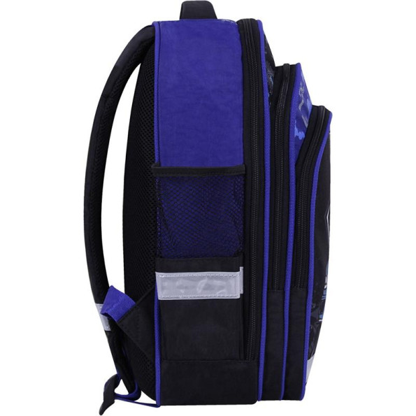 Рюкзак школьный 14 л унисекс с ортопедической спинкой черный -
                                                        Фото 3