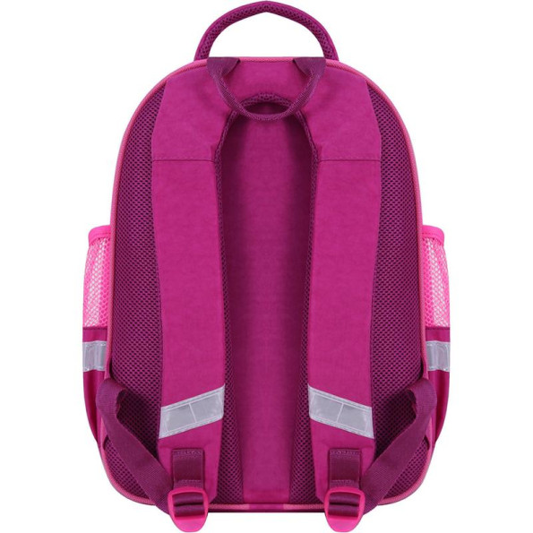 Рюкзак школьный 14 л унисекс с ортопедической спинкой малиновый -
                                                        Фото 4