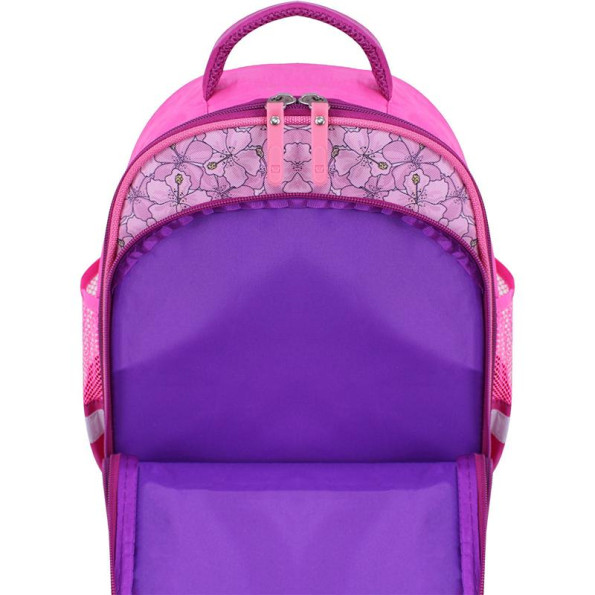 Рюкзак школьный 14 л унисекс с ортопедической спинкой малиновый -
                                                        Фото 6