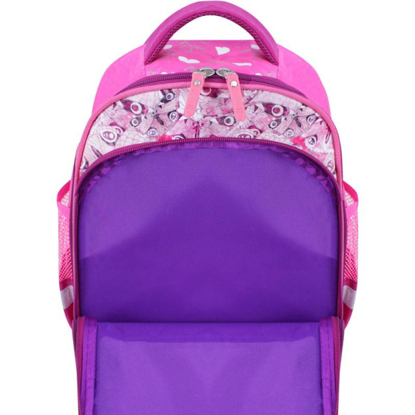 Рюкзак школьный малиновый на 14 л унисекс с ортопедической спинкой -
                                                        Фото 6