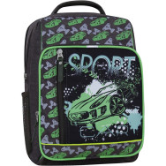 Рюкзак Школьник хаки унисекс с ортопедической спинкой на 8 л