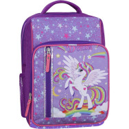 Рюкзак Школьник фиолетовый 8 л унисекс с ортопедической спинкой