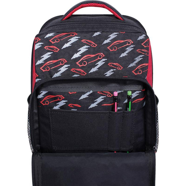 Рюкзак Школьник на 8 л унисекс с ортопедической спинкой черный -
                                                        Фото 4