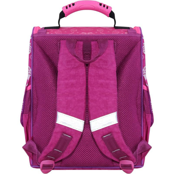 Рюкзак школьный Успех малиновый на 12 л с ортопедической спинкой и с фонариком -
                                                        Фото 4