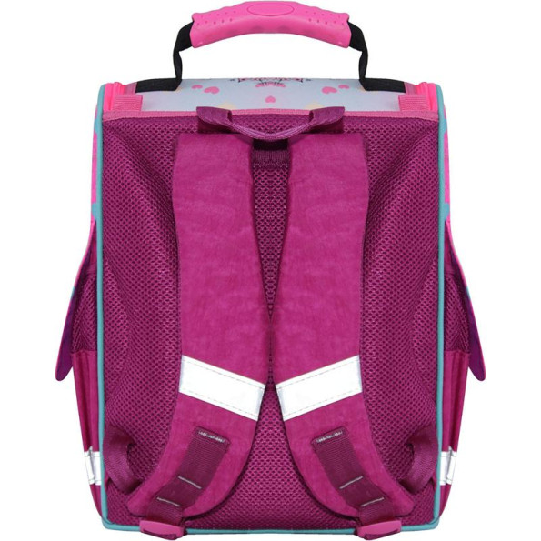 Рюкзак школьный Успех с фонариком малиновый 12 л с ортопедической спинкой -
                                                        Фото 4