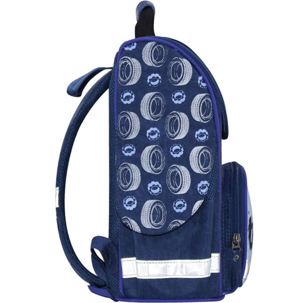 Рюкзак школьный Успех с фонариком синий 12 л с ортопедической спинкой -
                                                        Фото 3