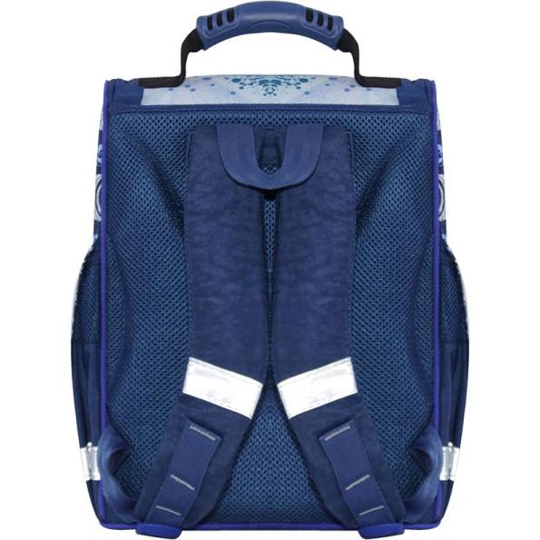 Рюкзак школьный Успех с фонариком синий 12 л с ортопедической спинкой -
                                                        Фото 4