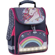 Рюкзак Успех с фонариком серый 12 л унисекс с ортопедической спинкой