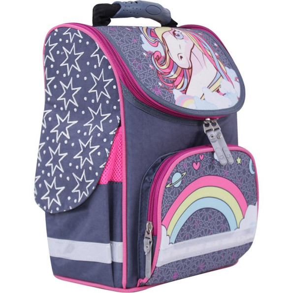 Рюкзак Успех с фонариком серый 12 л унисекс с ортопедической спинкой -
                                                        Фото 5