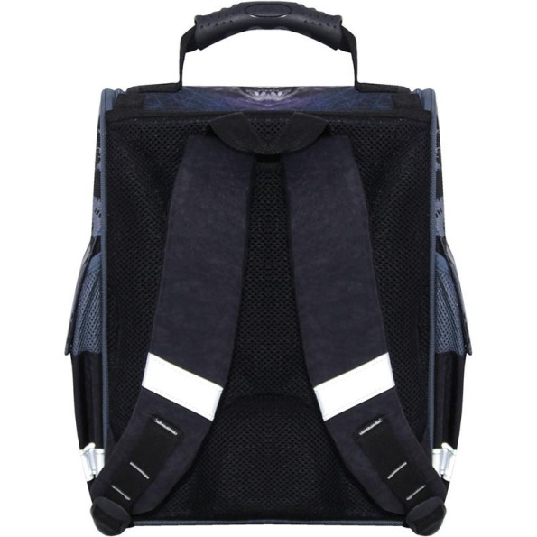 Рюкзак школьный Успех с фонариком черный 12 л унисекс с ортопедической спинкой -
                                                        Фото 4