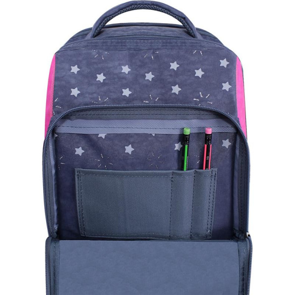 Рюкзак Школьник серый на 8 л унисекс с ортопедической спинкой -
                                                        Фото 4