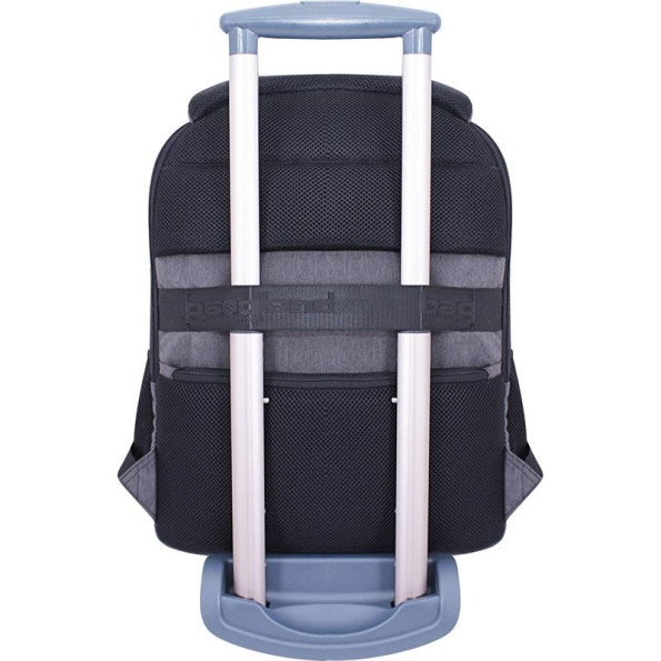 Рюкзак школьный серый 30 л с ортопедической спинкой -
                                                        Фото 4