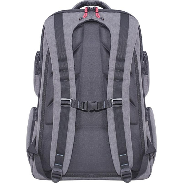 Рюкзак школьный серый 36 л с ортопедической спинкой -
                                                        Фото 3