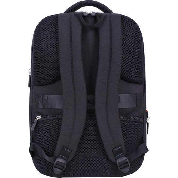 Рюкзак для ноутбука черный 20 л унисекс с ортопедической спинкой 14