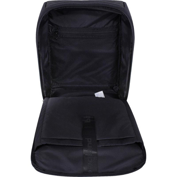 Рюкзак для ноутбука черный 18 л унисекс с ортопедической спинкой 15