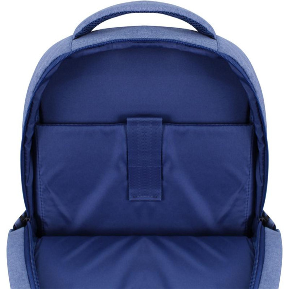 Рюкзак для ноутбука синий на 22 л унисекс с ортопедической спинкой 14