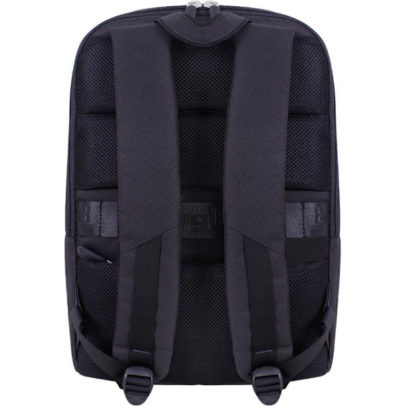 Рюкзак для ноутбука черный 15 л унисекс с ортопедической спинкой 14