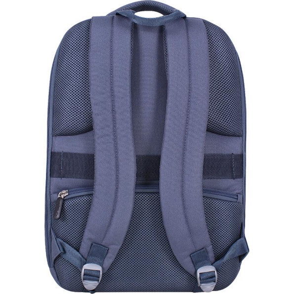 Рюкзак для ноутбука серый 20 л унисекс с ортопедической спинкой 14