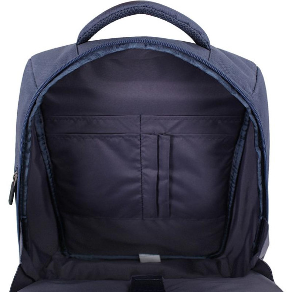 Рюкзак для ноутбука серый 20 л унисекс с ортопедической спинкой 14