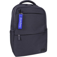 Рюкзак для ноутбука черный на 17 л с ортопедической спинкой 14