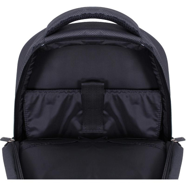 Рюкзак для ноутбука черный на 17 л с ортопедической спинкой 14