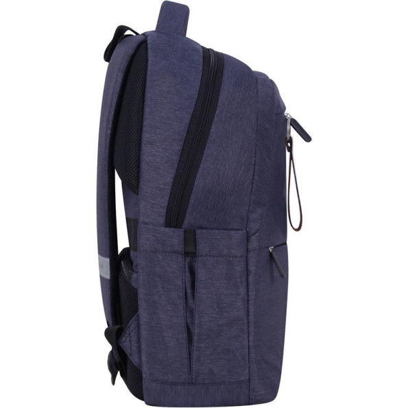 Рюкзак для ноутбука синий на 17 л унисекс с ортопедической спинкой 14