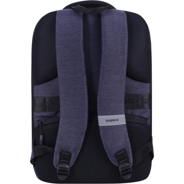 Рюкзак для ноутбука синий 20 л унисекс с ортопедической спинкой 14