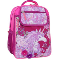 Рюкзак школьный Отличник малиновый на 20 л унисекс с ортопедической спинкой