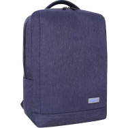 Рюкзак для ноутбука синий 17 л унисекс с ортопедической спинкой 14