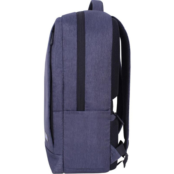 Рюкзак для ноутбука синий 17 л унисекс с ортопедической спинкой 14