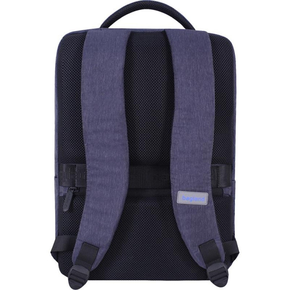 Рюкзак для ноутбука синий 17 л унисекс с ортопедической спинкой 14