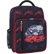 Рюкзак Школьник черный на 8 л с ортопедической спинкой унисекс