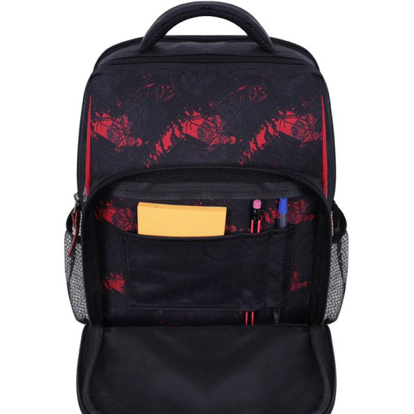 Рюкзак Школьник черный на 8 л с ортопедической спинкой унисекс -
                                                        Фото 4