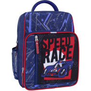 Рюкзак Школьник 8 л унисекс с ортопедической спинкой синийм