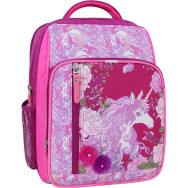 Рюкзак Школьник на 8 л с ортопедической спинкой малиновый