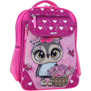 Рюкзак школьный Отличник малиновый 20 л унисекс с ортопедической спинкой