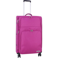 Валіза малинова 83 л велика 4 колеса