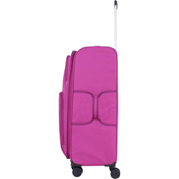 Валіза малинова 83 л велика 4 колеса -
                                                        Фото 3