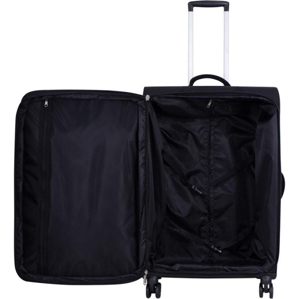 Валіза чорна 83 л велика 4 колеса -
                                                        Фото 8