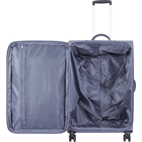 Валіза сіра 83 л велика 4 колеса -
                                                        Фото 8