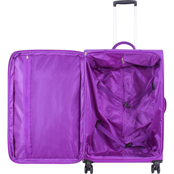 Валіза фіолетова 83 л велика 4 колеса -
                                                        Фото 8