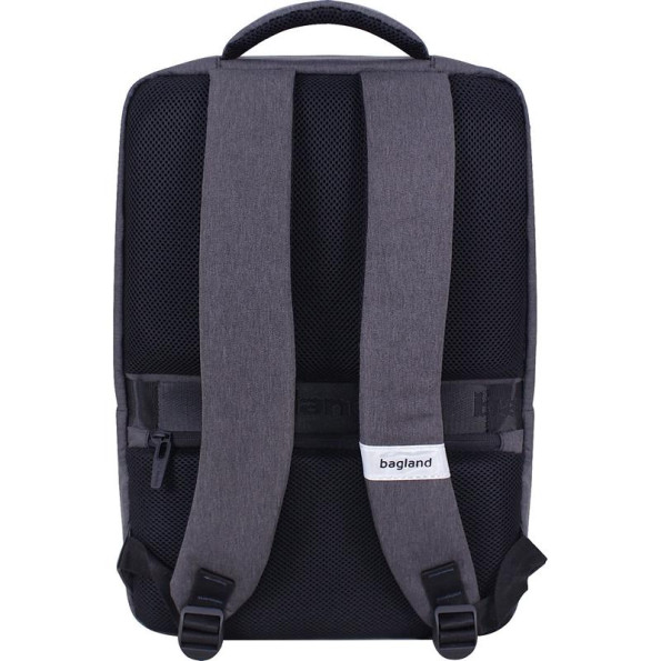 Рюкзак для ноутбука серый 17 л унисекс с ортопедической спинкой 14