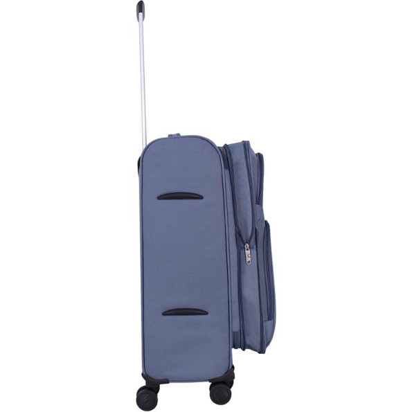 Валіза сіра 63 л унісекс середня 4 колеса -
                                                        Фото 4