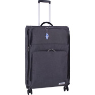 Валіза сіра 83 л унісекс велика 4 колеса