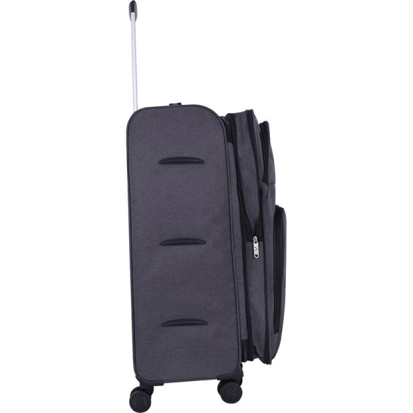 Валіза сіра 83 л унісекс велика 4 колеса -
                                                        Фото 4