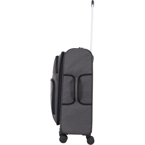 Валіза сіра 63 л унісекс середня 4 колеса -
                                                        Фото 4